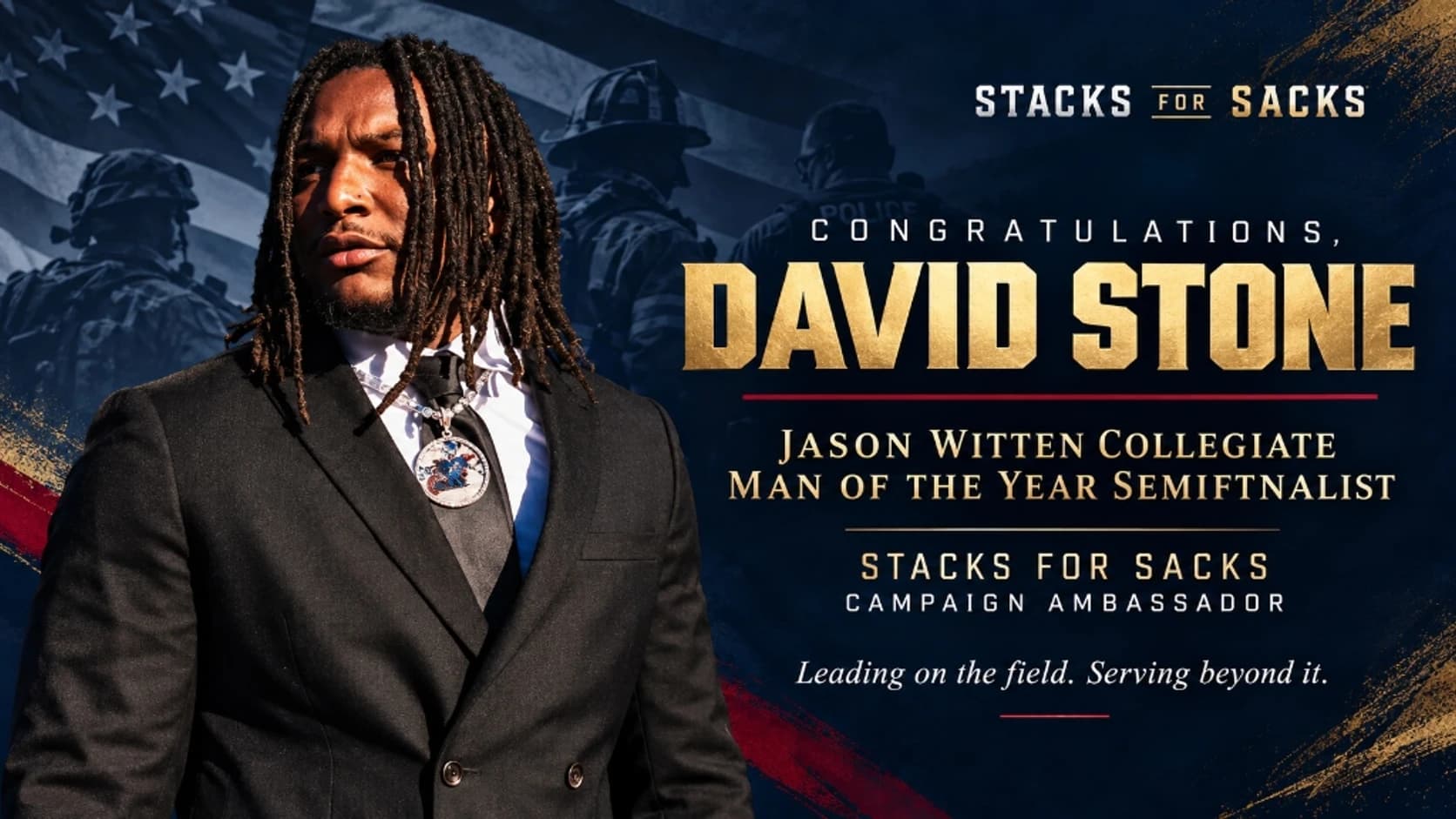 David Stone Jr. named 2026 Jason Witten Collegiate Man of the Year Award Semifinalist